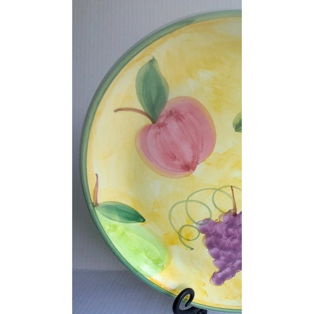 Caleca Italy Frutta Hand Painted Ceramic 11